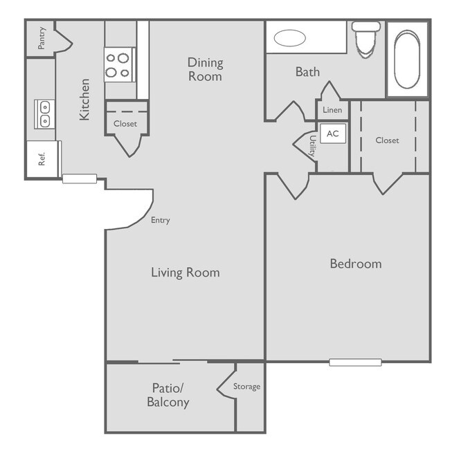 Floorplan Promenade At Valley Ridge Apartments Floorplan Promenade At Valley Ridge Apartments