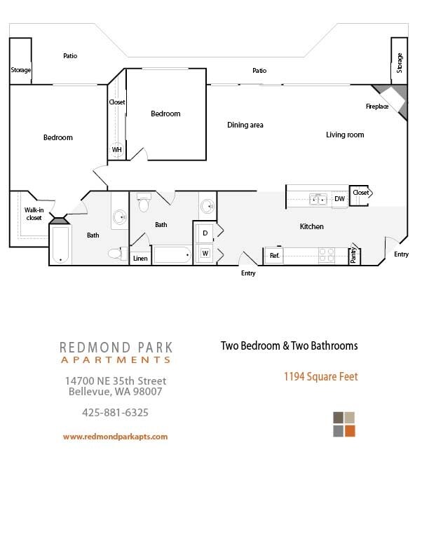 Redmond Park Apartments Bellevue, WA Apartment Finder